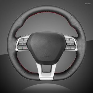Steering Wheel Covers Auto Braid On The Cover For Sonata 9 2023 (3-Spoke) Car Braiding