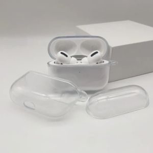 Clear Case for AirPods Pro 2 Air Pods 3 Earphones Airpod Bluetooth hörlurstillbehör Silikonfodral Skydd Cover Apple Wireless laddningslåda