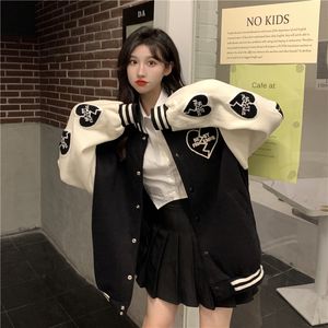Kadın Ceketleri Harajuku Giyim Kadın Giyim Y2K Ceket Kadın Kış Ceketi Süper Büyük Bombacı Koreli Giyim Sonbahar ve Kış 230329