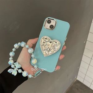 2023Designer Phone Case Luxury Love Heart with Diamond Passend für iPhone 14 13 12 Pro max 11 12 14plus x xs xr xsmax 7 8 plus Fall Protection Case