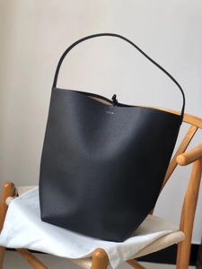 Вечерние сумки The NS Park Cowhide Single Shoulder Bag Handbag Row Bucket Tote Lcu 230329