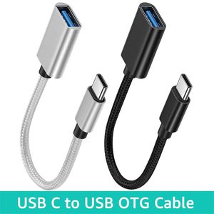 OTG Typ C -kabeladapter USB till typ C -adapterkontakt för Xiaomi Samsung S20 Huawei OTG Data Cable Converter för MacBook Pro