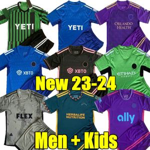 2023 MLS LA FC Soccer Jerseys Kids Kit målvakt Orlando New York Seattle Sounders Portland Charlotte Atlanta D.C. United 23 24 Football Shirt City Uniform Toronto