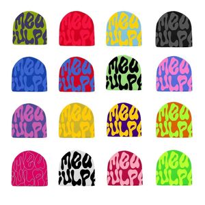 Beanieskull Caps Mea Culpas Beanie Bonnet Y2k Beanies Mea Culpa 여성용 겨울 여성 모자 액세서리 230328