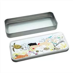 Party Favor Sublimation Pencil Cases Aluminum Metal Heat Press Blank School Student Pencil Boxes FY5343 U0329