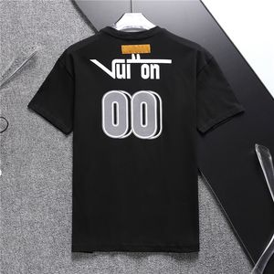 مصممي رجال T Shirt Fashion Man Letters Tee Letters Print Shorts Summer Dirtts Men Tees Size Size M-3XL V1