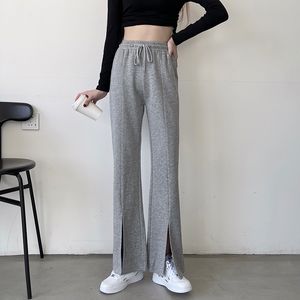 Pantaloni da donna Cargo Ribbon Pocket Jogger Vita elastica Alta Streetwear Harajuku Pant Pantaloni punk in cotone da donna 230329