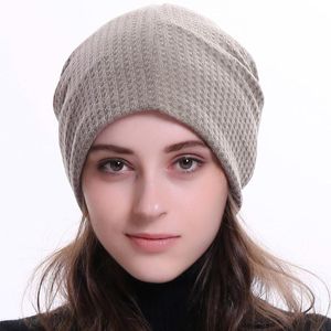 Gorros grisões/caveira tampas geebro mulheres tricotadas nervuras macias cor de cor sólida menina hip hop slouch chapé de inverno