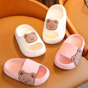 Slipper Childrens Beach Slide Boys and Girls Family Shoes Summer Thick Flip Soft Cartoon Ourdoor Slide 230329