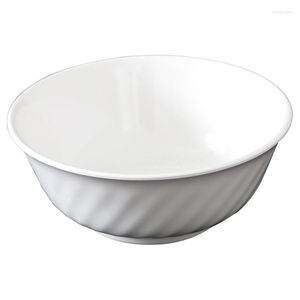 Bowls Melamine White Small Bowl Rice Soup Imitation Porcelain Breakfast Porridge