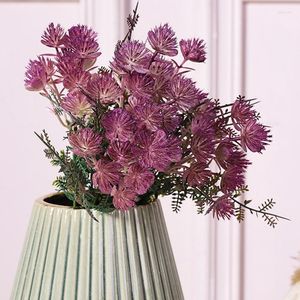 Fiori decorativi Fiore artificiale Re Protea Disposizione tropicale Finto imperatore Home Party Wedding Table Decoration