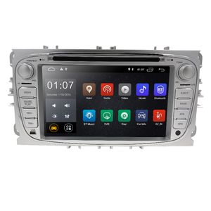7 -calowy odtwarzacz radiowy DVD DVD Android Head Unit dla Forda Focus GPS Navigation MP5 Multimedia z przyciskami