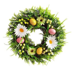 Dekoratif Çiçek Çelenkler Paskalya Yumurta Eucaliptüs Ön kapı Dekor Duvar Evi İç Kapalı Açık P230310