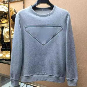 Prado mens Hoodie Sweatshirt P Designer Sweater Round Neck Long Sleeve t shirt men women Loose Pullover Sweaters 4xl 5xl 6xl
