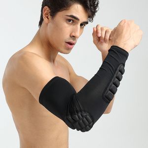 Elbow Knee Pads One long elbow pad sleeve basketball elbow support compression sleeve arm bracket sports safety elbow pad 230329