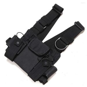 Walkie Talkie Radio Harness Chest Front Pack Pouch Holster Vest Rig Tragetasche für Baofeng UV-5R UV-82 UV-9R BF-888S TYT Motorola Talki