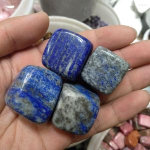 Estatuetas decorativas 100g natural lazuli amostra de cura de pedra preciosa reiki