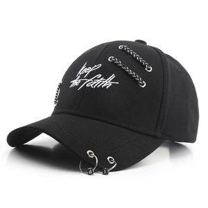 Letter Embroidery Curved Brim Cotton Peaked Cap Spring and Summer Womens Sun Protection Hat Trendy Mens Street Couple Baseball 5309A