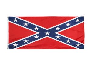 Direkt fabrik Hela 3x5fts konfedererade flagga Dixie South Alliance Civil War American Historic Banner 90x150cm3325171