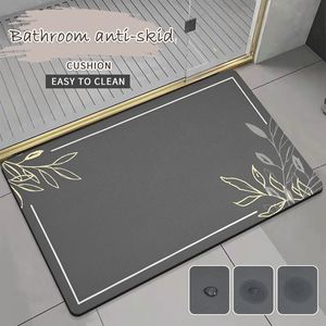 Mattor absorberande badrumsmatta tropiska palmtryck mattor non glidgolv matta nordiskt modernt badrum dörr oljesäker kök matta 230329