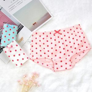 Höschen Baby Kinder Unterwäsche Sommer Mädchen Polka Dot Kleinkind Bogen Kinder Weiche Modale Kleidung Anzüge Für Mädchen 3 9Y1