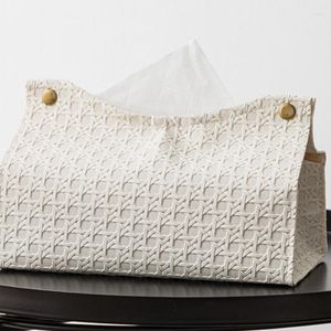 Aufbewahrungsbeutel Nordic Ins Wheat Ear Texture Tissue Box Paper Stoarge Bag Cloth Car Living Room Home Decor