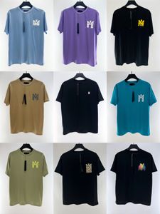 Erkek t Shirp Kadınlar 24 Stil Lüks Tasarımcılar Gömlek Moda Yüksek Nitelik Mektup Baskı Erkekler Günlük Kısa Kollu Giyim Sokak Tasarımcısı