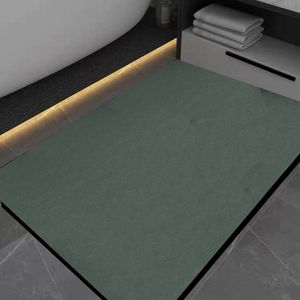 Carpet Super absorbent floor mat Non slip Solid color Quick drying Bathroom floor mat Carpet easy to clean Household oil resistant kitchen mat 230329