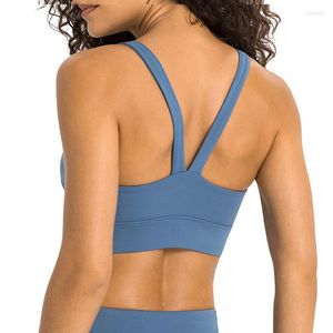 Completo da yoga da donna, compressione alta, elastico, leggero, spalla singola, reggiseno sexy, tinta unita, sport fitness all'aperto