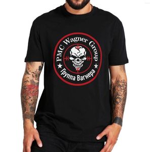 729s Herren T-Shirts Herren T-Shirts PMC Wagner-Gruppe Shirt Kurzärmel Baumwolle Casul Sommer Tops Tee T-Shirt Eu Größe