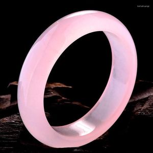 Bracciale cinese bellissimo braccialetto di giadeite naturale rosa lavanda di vendita 60 mm