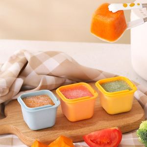 ベーキング型赤ちゃん補完的な食品グレードアイスメイキングカビのプラスチックボックスとふたの子供ブロック