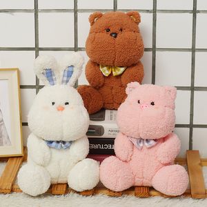 Pet Beet Rabbit Doll Flower Scarves Bear Plush Toy Manufactions تقدم مباشرة الهدايا