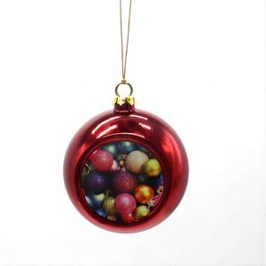 4-8cm sublimation Christmas ornament ball personality blank consumables love transfer printing DIY material