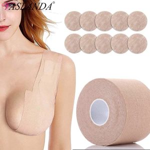 Breast Pad 5M Boob Tape for Women Sexy Bralette Push Up Bra Body Adhesive Invisible Breast Lift Tape Chest Lifting Stickers Free to Cut 230329