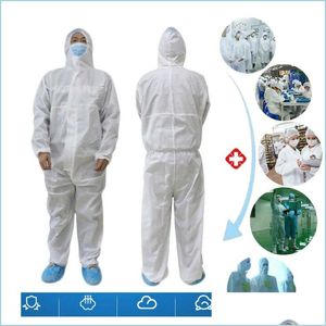 Other Home Garden Disposable 3Layer Siamese Hooded Dustproof Pm2.5 Particates Protective Suit Personal Equipment Uni Mens And Wome Dhevc