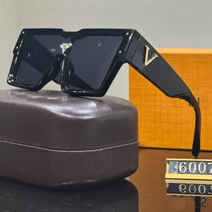 Luxus-Designer-Sonnenbrille für Damen, Herren, UV-Schutzbrille, Buchstabe Lässige Brille mit Box sehr