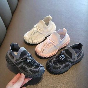 Athletic Outdoor Size 21-32 Baby Toddler Shoes for Boys Girls Breattable Mesh Little Kids Casual Sneakers Non-Slip Children Sport Shoes Tenis W0329