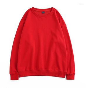 Men's T Shirts Drop Shoulder Sweater Round Neck Long-sleeved Custom Work Clothes Advertising Shirt Cultural Class Uniform Coat Printing