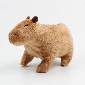 Plyschdockor 18 cm fluffig capybara plysch docka kawaii capybara fylld leksaksimulering fyllda djurbarn juguetes födelsedagspresent hem dekoration 230329