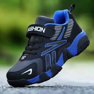 Athletic Outdoor Sport Kids Sneakers Boys Casual Shoes for Children Sneakers Girls Shoes Leather Anti-Slippery Fashion Tenis Infantil Menino Mesh W0329
