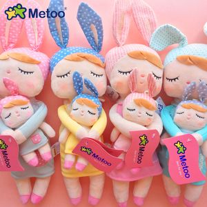 Plush Dolls Doll Toys For Girls Baby Kawaii Mother and Kid Style 2 Piece Angela Children Christmas Birthday Gift 230329