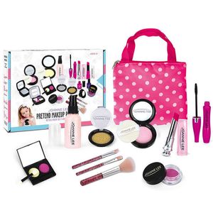 Beauty Fashion Kids Toys Simulation Cosmetics Set Pretend Makeup Toys Girls Play House Simulation Blinger Makeup Girls Play Bling Cosmetic Toy