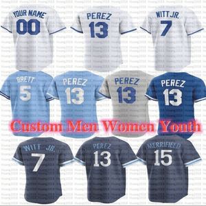 Baseball Jerseys 16 Bo Jackson 13 Salvador Perez 51 Brady Singer 17 Hunter Dozier 11 Maikel Garcia Michael Massey Zack Greinke Nick Pratto Jersey