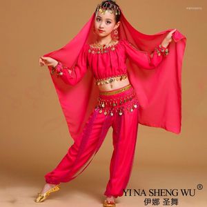 Stage Wear Kids&Adult Belly Dance Costumes Set Oriental Girls Dancing India Clothes Suit Costume