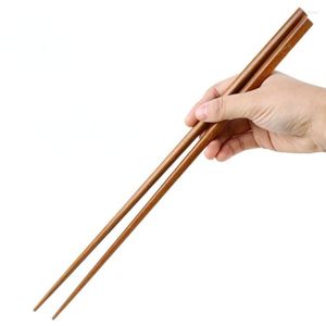 Chopsticks 1 st långa nudlar stekt potten trähack pinnar trä nudlar stick kök chafing maträtt offentligt 42 cm