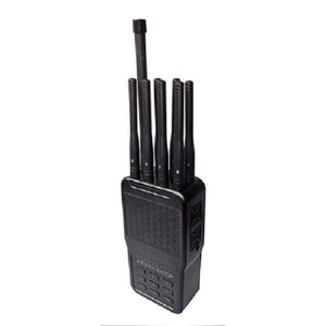 Handheld 8 bands cell phone signal jamm ers shields LOJACK GPS GSM 2G 3G 4G WIFI signal block er