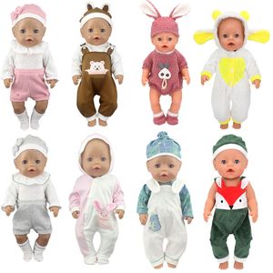 Bebek gövdeleri parçaları moda atlama takımları 43cm bebek 17 inç yeniden doğmuş kıyafetler 230329