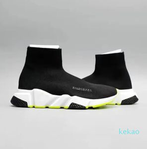 Модель-дизайнерские носки Speed ​​1.0 Casual Shoes Platform Menns Runner Black White Sock Shoe Master Master Sneakers Classic Speeds Trainers Trainers 35-45 08