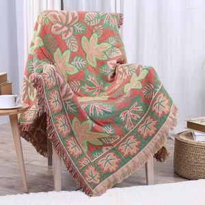 Chair Covers Single Cotton Sofa Towel Three-layer Woven Double-sided Thread Blanket Knitted Travel Cover Can Be Customized
